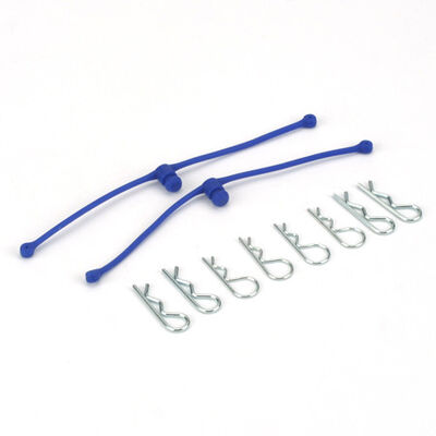 Body Klip Retainers, Blue (2) Body Klip Retainers, Blue (2)