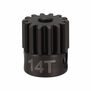 Hardened Steel 14T 0.5 Mod Pinion Gear, 2.3mm Bore