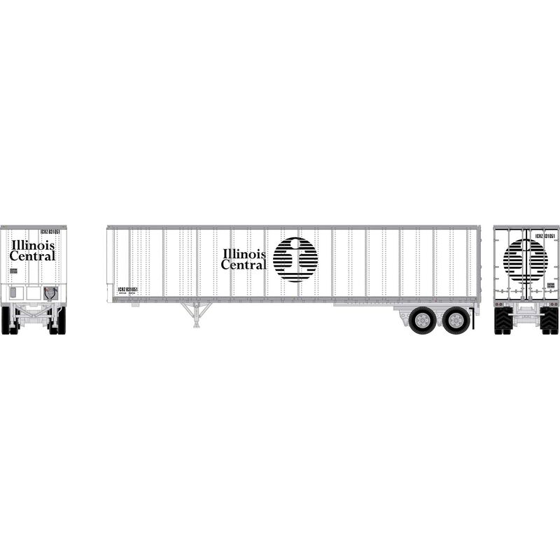 N ATH 45' Fruehauf Z-Van Trailer Smooth Side, ICRZ #631051