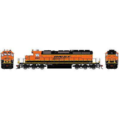 HO ATH SD40-2 Locomotive, BNSF 'H4' #1597 HO ATH SD40-2 Locomotive, BNSF 'H4' #1597