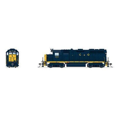 HO EMD GP35 Locomotive, C&O Yellow Nose, Paragon4, C&O 3529 HO EMD GP35 Locomotive, C&O Yellow Nose, Paragon4, C&O 3529