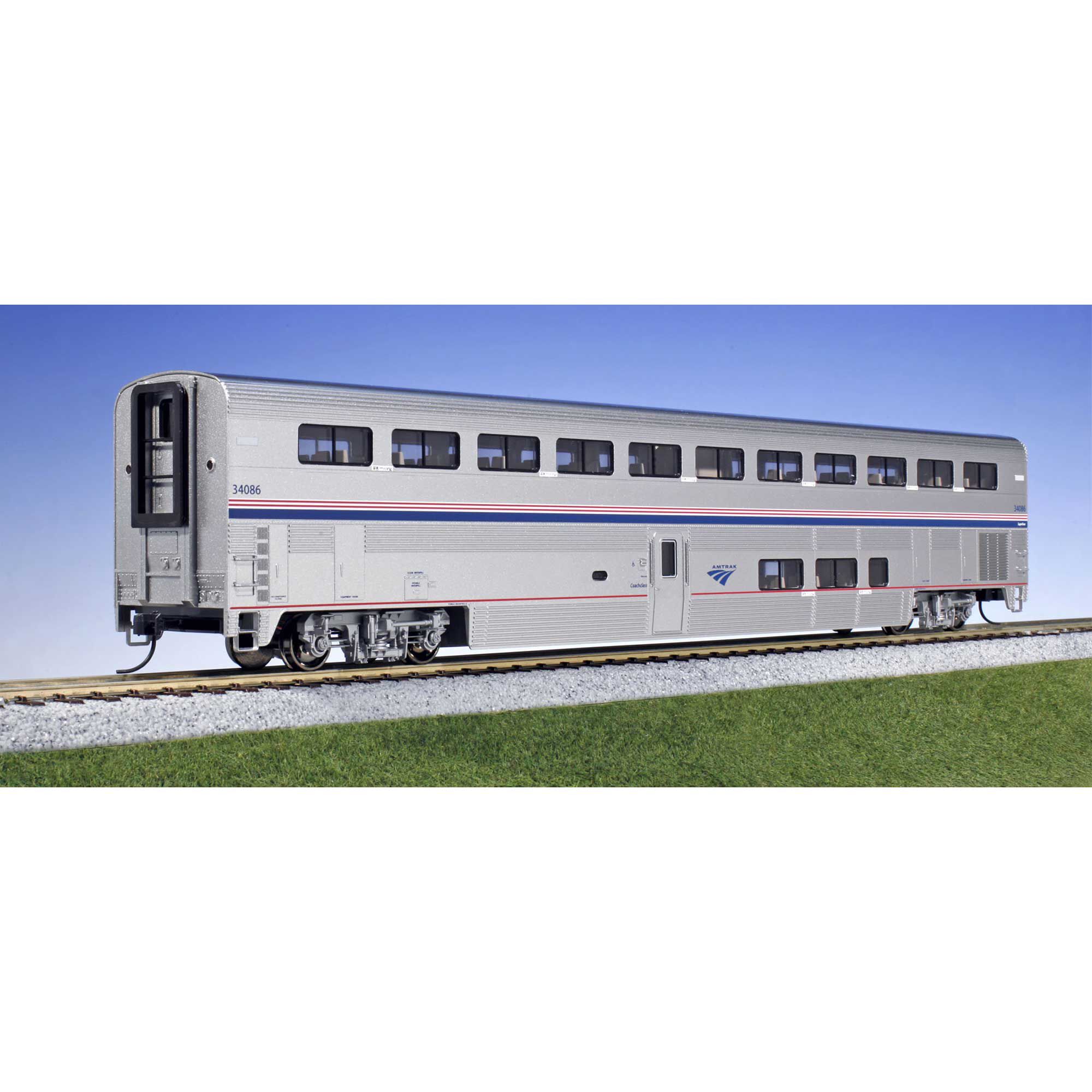 Kato USA, Inc. N Amtrak Superliner Phase VI 6-Unit Bookcase Set