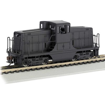 HO GE 44-Ton Switcher Locomotive w/ DCC - Painted, Unlettered (Black) HO GE 44-Ton Switcher Locomotive w/ DCC - Painted, Unlettered (Black)