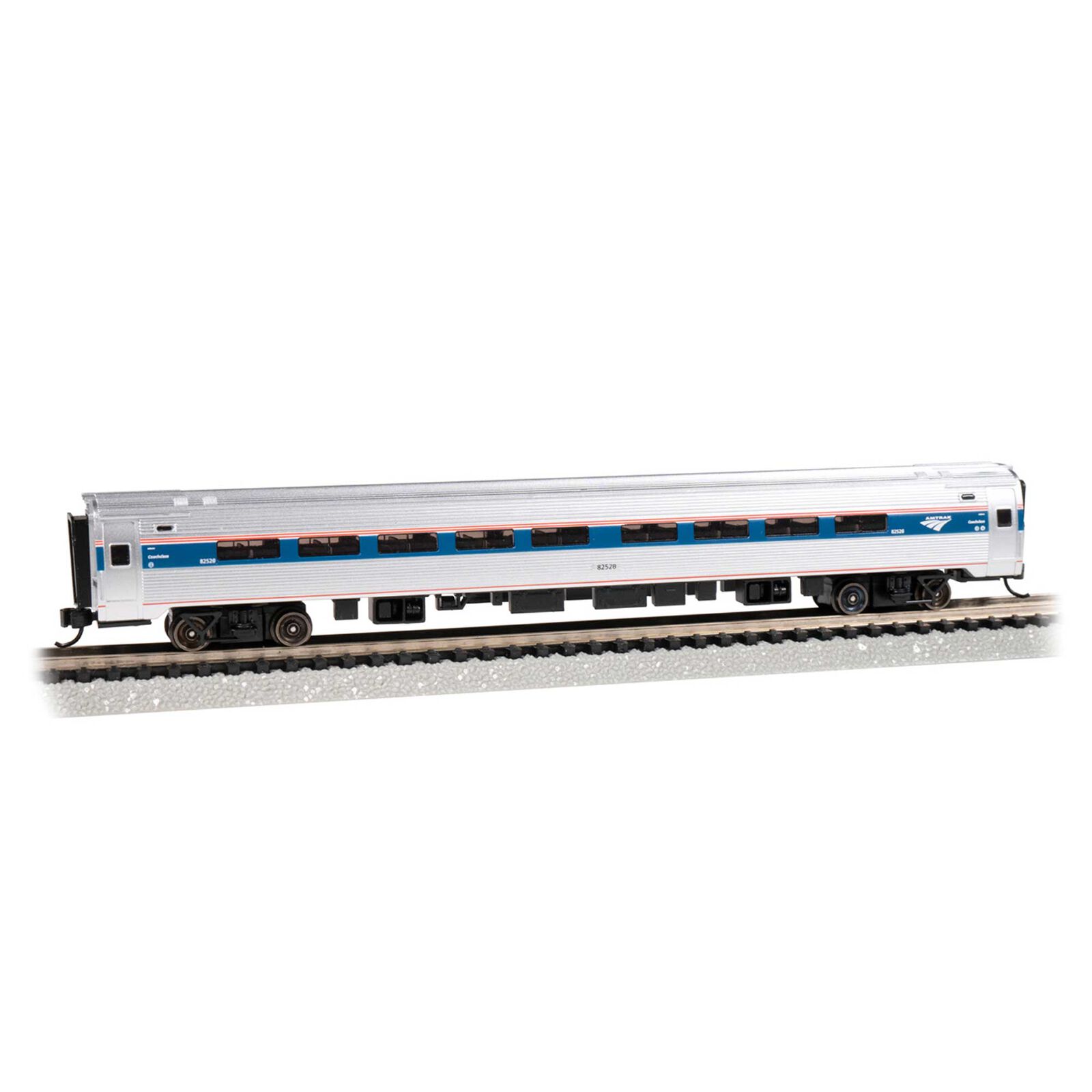 N Budd Amfleet&reg; Coach Class Passenger Car w/ Lighted Interior - Phase VI #82768