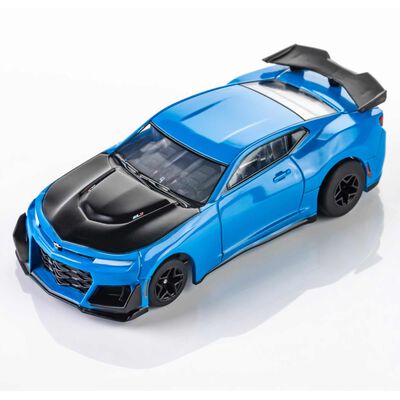 HO 2021 Chevy Camaro ZL1 Mega G+ Slot Car, Rapid Blue HO 2021 Chevy Camaro ZL1 Mega G+ Slot Car, Rapid Blue