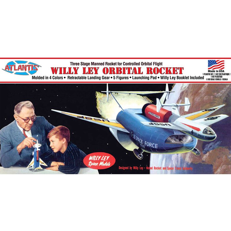 1/193 Willy Ley Orbital Rocket Model Kit