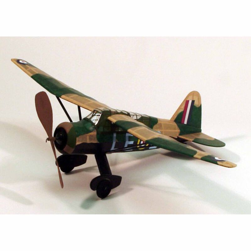 Lysander Rubber Powered 17-1/2&Prime; Airplane Kit