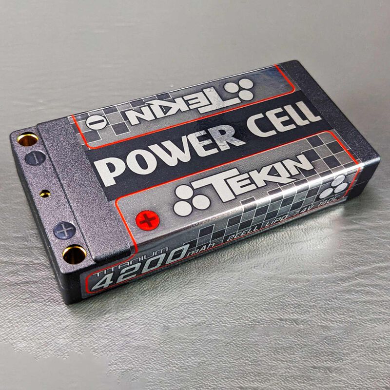 7.4V 4200mAh 2S 140C Shorty ULCG LiPo Battery: 5mm bullets