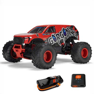 1/10 GORGON 2WD RTR Brushed Monster Truck (3300mAh NiMH Battery & S120 Charger Included), Red 1/10 GORGON 2WD RTR Brushed Monster Truck (3300mAh NiMH Battery & S120 Charger Included), Red