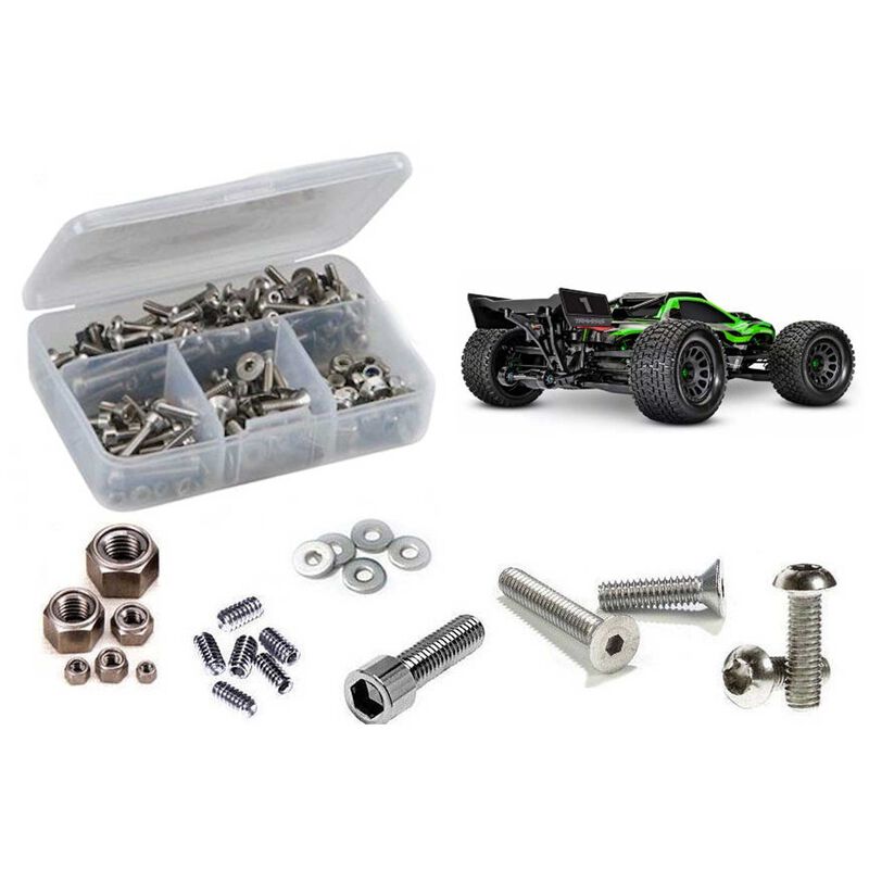 Stainless Steel Screw Kit, 1/6 Traxxas XRT