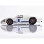 HO 1967 Ford GT40 Mk.IV #9 Mega G+ Slot Car, White