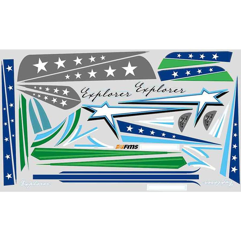 Decal Sheet: 1020mm F3A Explorer