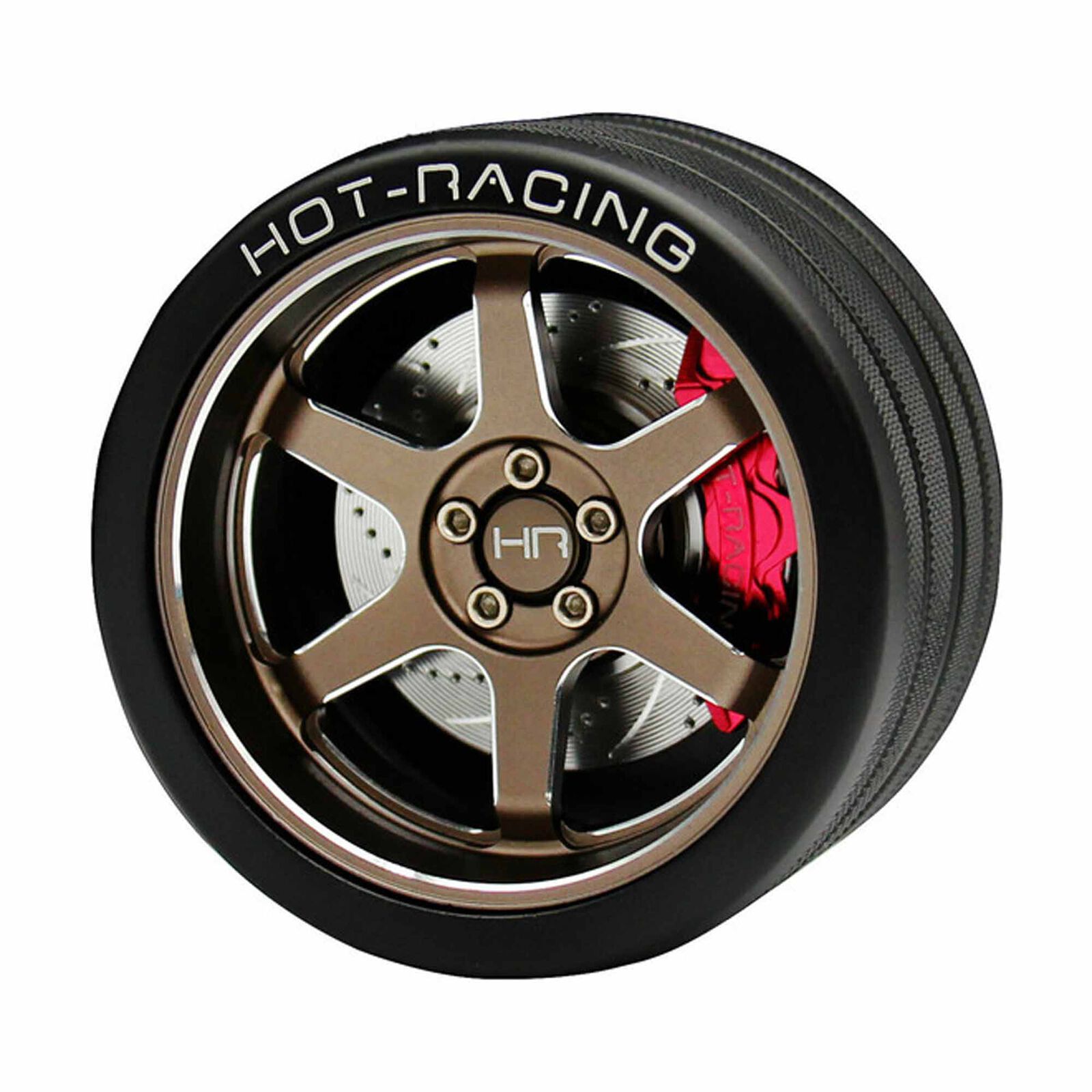 Aluminum TE37 Steering Wheel, FlySky NB4 Transmitter, Bronze