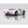 HO 1966 Ford GT40 Mk.II #98 Mega G+ Slot Car, White & Blue