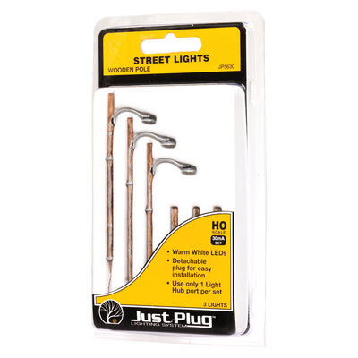 HO Street Lights, Wooden Pole (3) HO Street Lights, Wooden Pole (3)