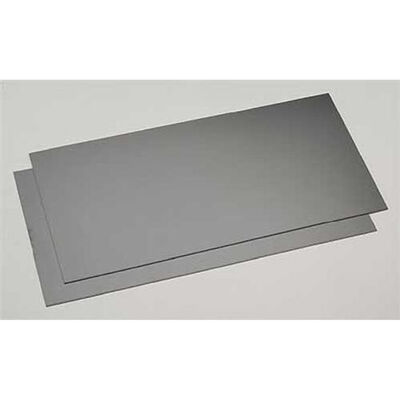 Black Styrene Sheets, .03x6x12" (2) Black Styrene Sheets, .03x6x12" (2)