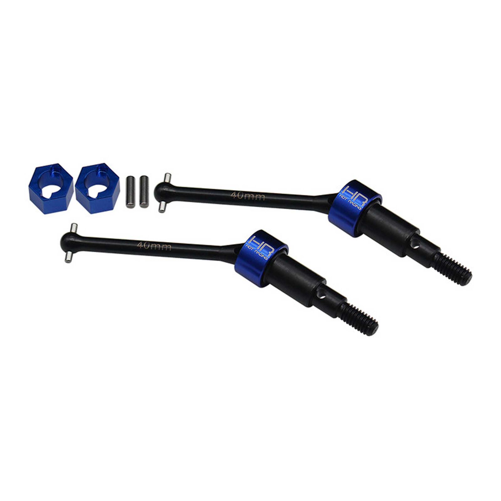 Rear Steel CVD Axle Set, ARRMA GROM & Losi NASCAR Vehicles