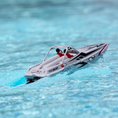 Sprintjet 9" Self-Righting Deep-V Jet Boat Brushed RTR, Silver Sprintjet 9" Self-Righting Deep-V Jet Boat Brushed RTR, Silver