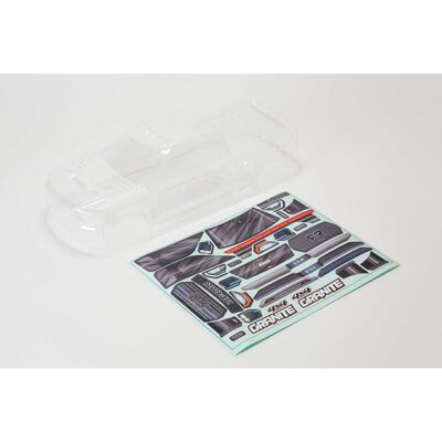 1/10 Clear Body with Decals and Window Masks: GRANITE 4X4 BLX 1/10 Clear Body with Decals and Window Masks: GRANITE 4X4 BLX