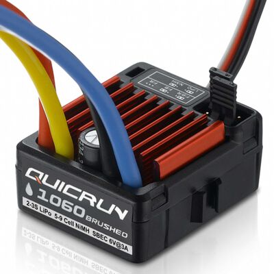 QUICRUN 1060 Brushed ESC, SBEC T Plug QUICRUN 1060 Brushed ESC, SBEC T Plug