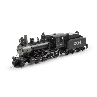 HO RTR Old Time 2-6-0 Mogul with DCC & Sound, ATSF #204 HO RTR Old Time 2-6-0 Mogul with DCC & Sound, ATSF #204