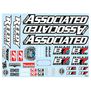 Decal Sheet, 1/10 Team Associated RC10B7
