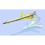 1/400 Boeing SST Supersonic Transport Model Kit