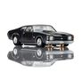 HO 1972 Chevy Chevelle S S454 Mega G+ Slot Car, Silver & Black