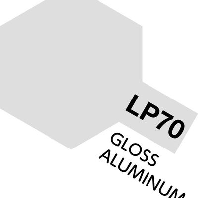 LP-70 Lacquer Paint, Gloss Aluminum, 10 mL LP-70 Lacquer Paint, Gloss Aluminum, 10 mL