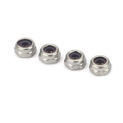 SS Nylon Lock Nuts, 6-32 SS Nylon Lock Nuts, 6-32