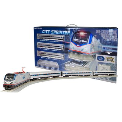 HO Scale Amtrak City Sprinter Train Set HO Scale Amtrak City Sprinter Train Set