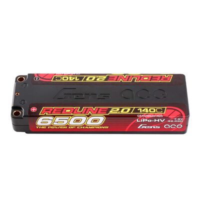 7.6V 6500mAh 2S 140C Hardcase LiHV Battery: 5mm Tubes 7.6V 6500mAh 2S 140C Hardcase LiHV Battery: 5mm Tubes