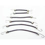 1/10 Scale Bungee Cord Set, Black/Blue/Orange (6)