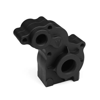 Aluminum Transmission Housing, Black Anodized: SCX10 Aluminum Transmission Housing, Black Anodized: SCX10