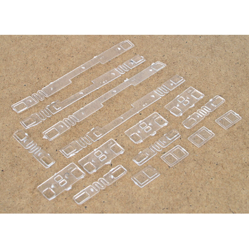 HO Window Set, Wide Vision Caboose (2)