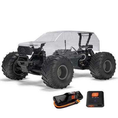 1/10 GORGON 2WD RTA Kit Brushed Monster Truck (Battery & Charger Included), Clear 1/10 GORGON 2WD RTA Kit Brushed Monster Truck (Battery & Charger Included), Clear