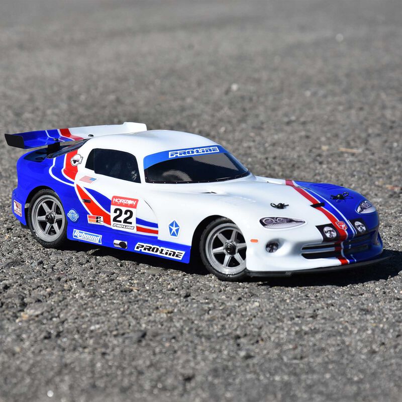 1/12 Pre-Cut 2002 Dodge Viper GTS Clear Body: Losi Grom Racecar