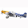 P-51D Mustang 1.5m Smart BNF Basic with AS3X and SAFE Select