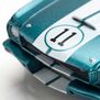 HO 1965 Shelby GT350R Donohue Mega G+ Slot Car, White & Blue