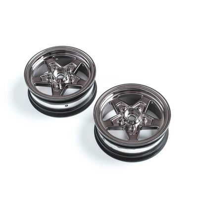Front Wheel, Black Chrome (2): 22S Drag Front Wheel, Black Chrome (2): 22S Drag