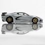 HO 2019 Chevy Corvette C8 Mega G+ Slot Car, Metallic Ceramic Matrix