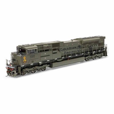 HO GEN EMD SD70ACU Locomotive, CP/Military Tribute #7020 HO GEN EMD SD70ACU Locomotive, CP/Military Tribute #7020