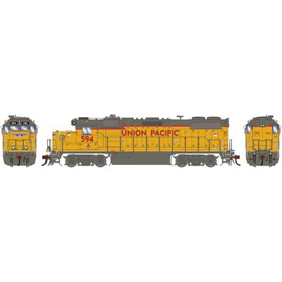 HO GEN GP38-2 Locomotive w/DCC & Sound, UP 'Baby Wings/Yellow Sill' #594 HO GEN GP38-2 Locomotive w/DCC & Sound, UP 'Baby Wings/Yellow Sill' #594