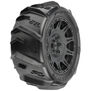 1/6 Dumont Sand/Snow F/R 5.7&rdquo; Tires MTD 24mm Black Raid 8x48 Hex (2)