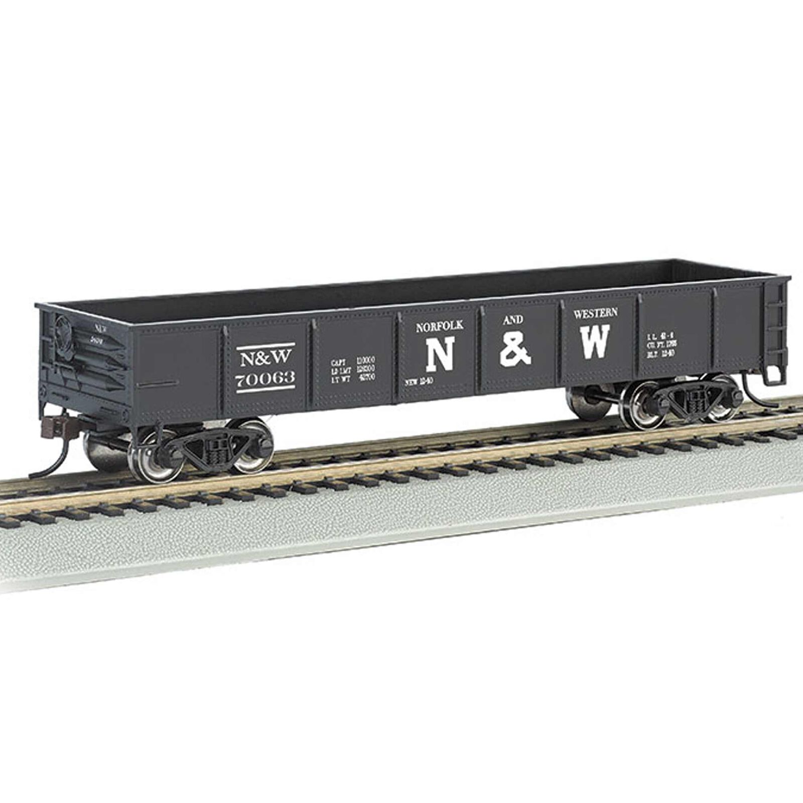 HO 40' Gondola N&W #70063