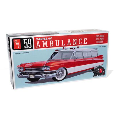 1/25 1959 Cadillac Ambulance with Gurney Model Kit 1/25 1959 Cadillac Ambulance with Gurney Model Kit
