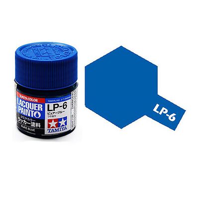 Lacquer Paint, LP-6 Pure Blue, 10 mL Lacquer Paint, LP-6 Pure Blue, 10 mL