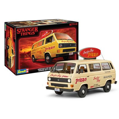 1/25 Volkswagen T3 Stranger Things "Surfer Boy" Pizza Van Model Kit 1/25 Volkswagen T3 Stranger Things "Surfer Boy" Pizza Van Model Kit