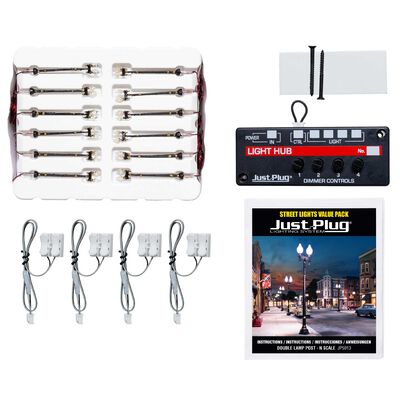 N Scale Value Pack â Double Lamp Post N Scale Value Pack â Double Lamp Post