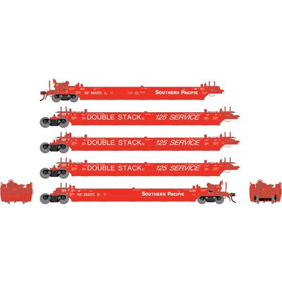 HO Gunderson Maxi-Stack II Well Cars, SP #513371 (5) HO Gunderson Maxi-Stack II Well Cars, SP #513371 (5)